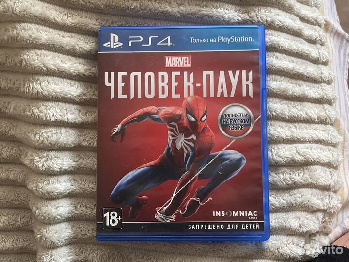 Диски на ps4 человек паук