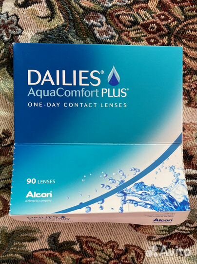 Линзы контактные однодневные dailies aqua comfort