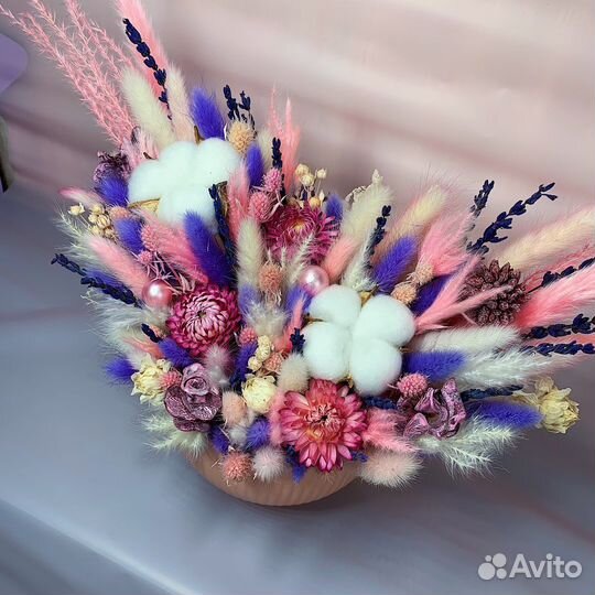 Букет из сухоцветов ручной работы