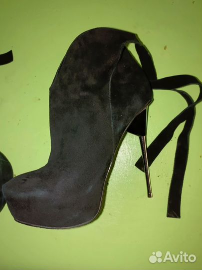 Ботильоны натуральная кожа 36 37