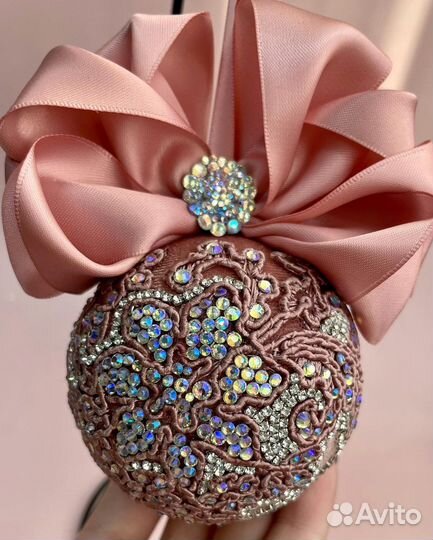 Новогодние шары игрушки ручной работы