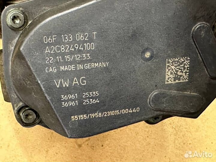 Дроссельная заслонка VAG EA888 1.8-2.0 GEN2 GEN3