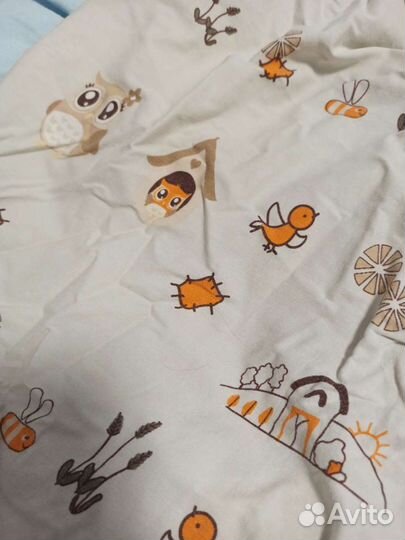 Простынь на резинке 120 60