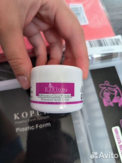 Набор для наращивания ногтей+декор