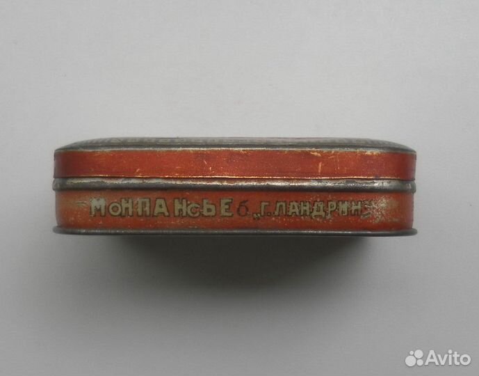 Банка жестяная Госпищетрест. 30-е гг. СССР