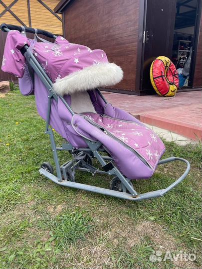 Коляска санки