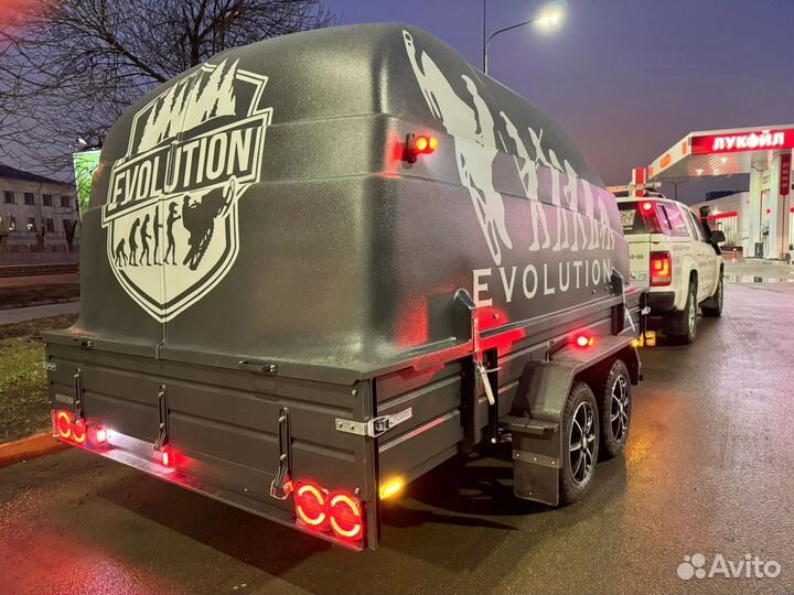 Прицеп легковой для двух снегоходов