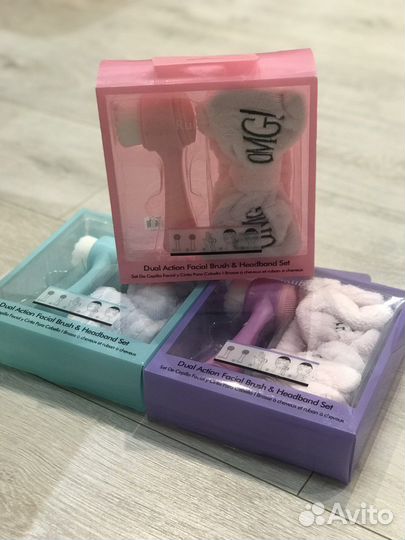 Набор для умывания: щеточка, повязка