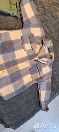 Рубашка в клетку женская