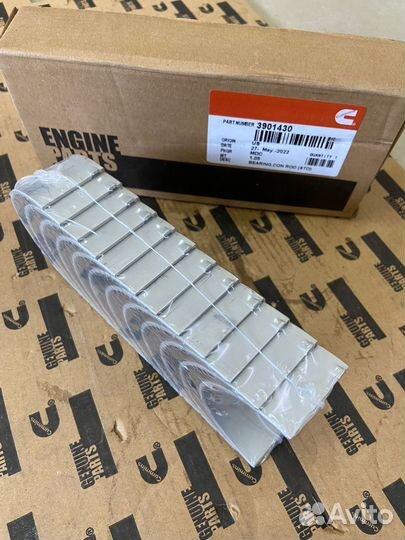 Вкладыши шатунные (комплект) Cummins 6CT L ISC ISL