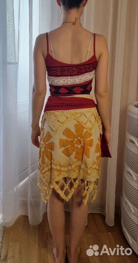 Костюм Моаны взрослый. Гавайский костюм