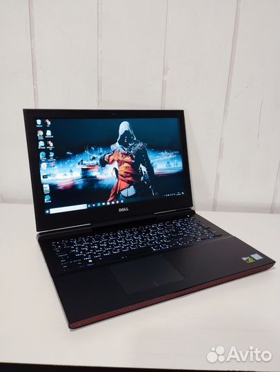 Мощный Dell игровой (i7/ssd/10/1050ti