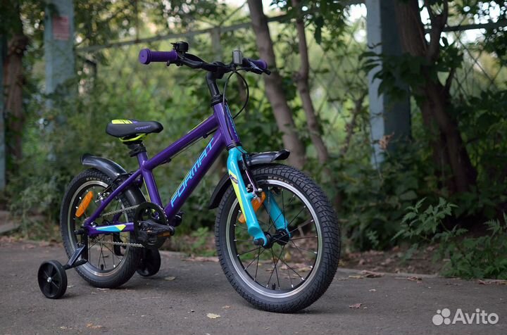 Велосипед детский Format Kids 16 (2021) фиолетовый
