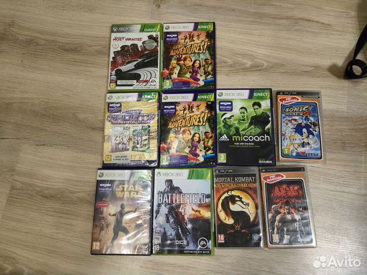 Диски на xbox psp