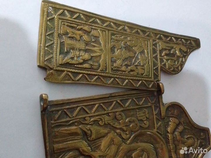 Икона створка складень старинные