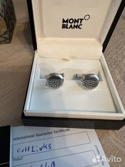 Запонки Montblanc