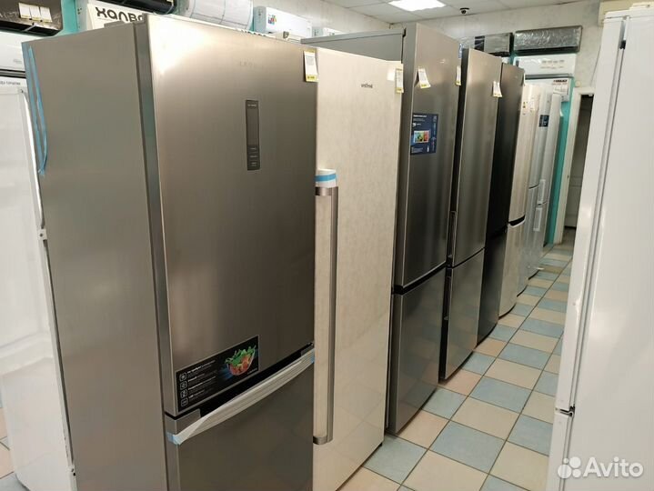 Холодильник midea mdrb 470 MGF33O бежевый,185см,No