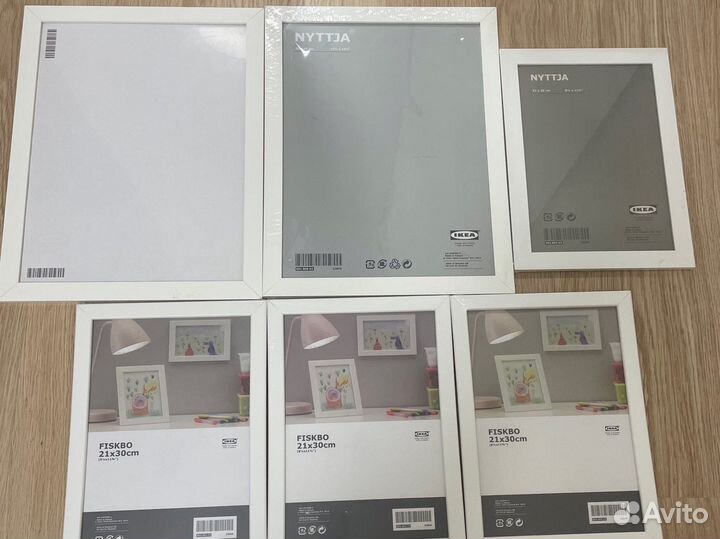 Фоторамка икеа новая (2шт30*40; 3шт21*30)