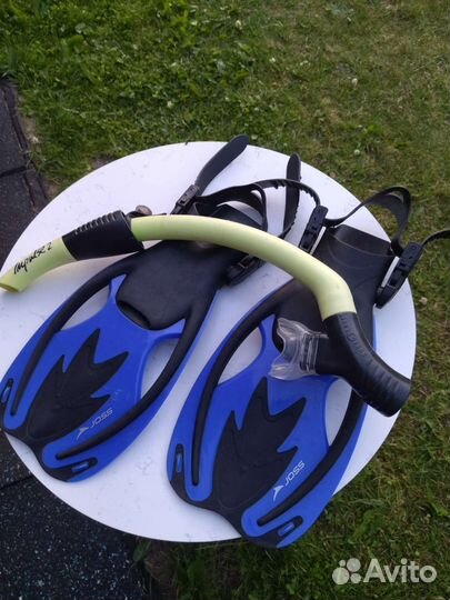 Ласты и маска Joss, трубка impulse, рукавички