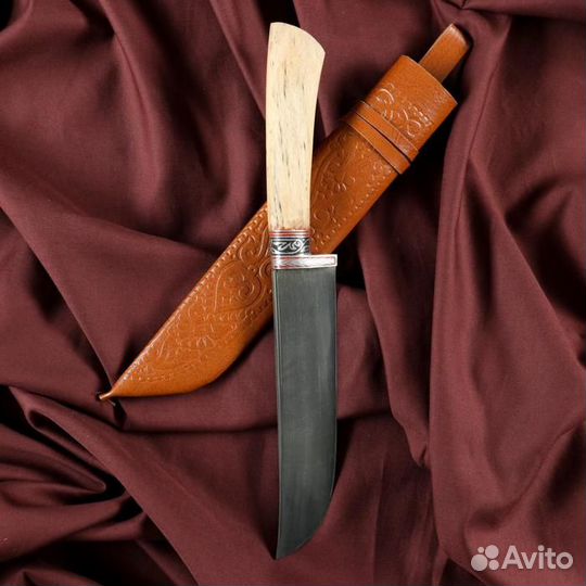 Нож Пчак Шархон - Дерево, средний (гарда гравировк