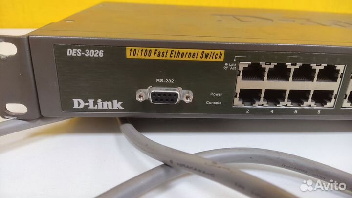 Коммутатор d-link des-3026 управляемый