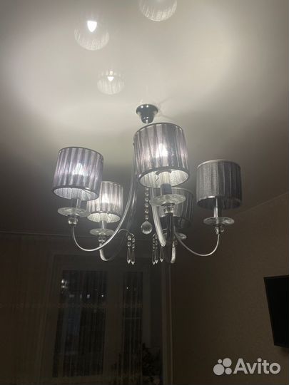 Люстра потолочная подвесная бу