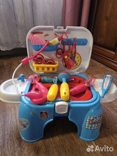 Развивающий стол набор доктора