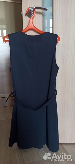 Школьная форма для девочки синяя 164