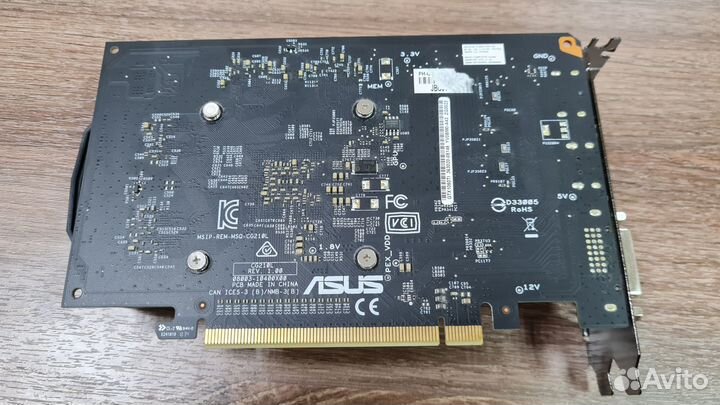 Видеокарта Asus GeForce GTX 1050 Ti 4Gb