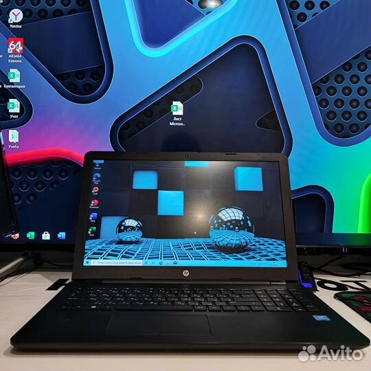 Ноутбук HP 15.6 SSD 8GB оперативной 4 ядра