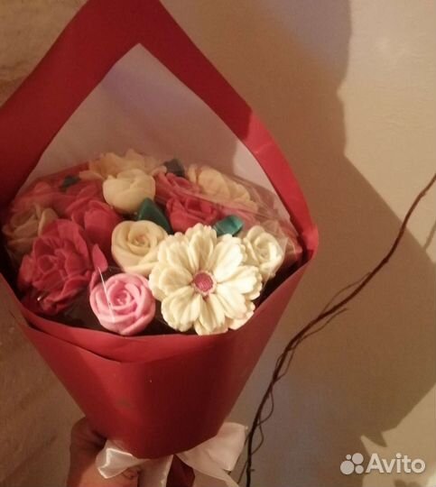 Цветы из шоколада