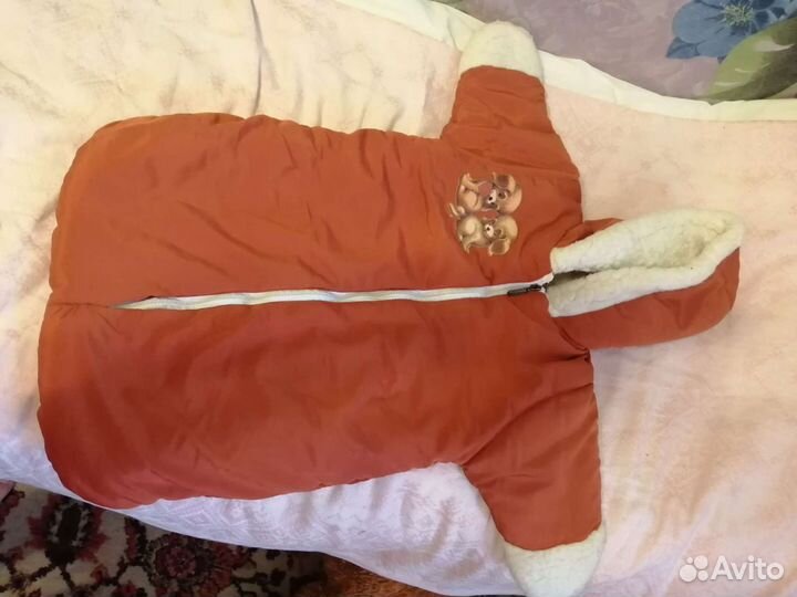 Конверт зимний на овчине