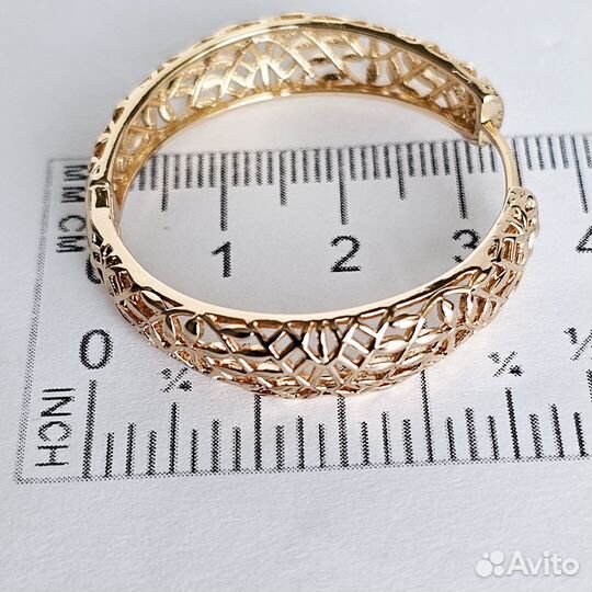 Серьги кольца паутинка