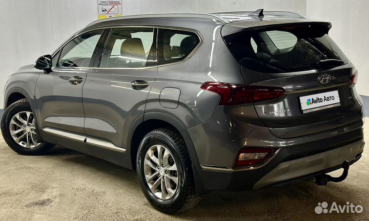 Hyundai Santa Fe 2.2 AT, 2019, 105 000 км