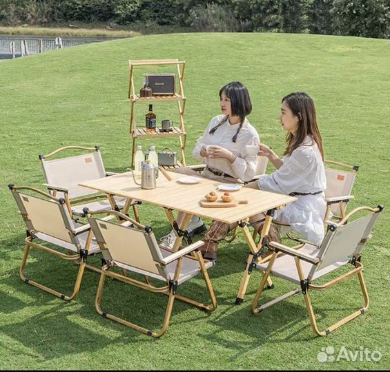 Туристический стол со стульями
