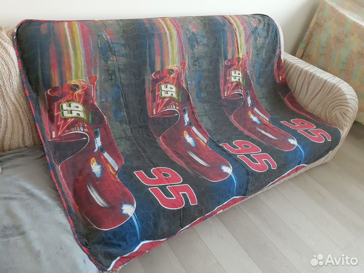 Покрывало одеяло плед Тачки Disney на кровать
