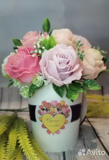 Букет из мыла ручной работы