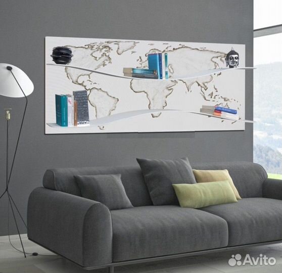 225640 Книжная полка Pintdecor planisfero avorio