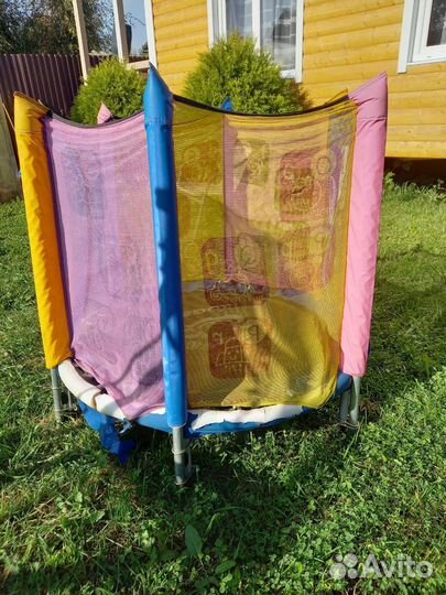 Детский батут с сеткой 104 см