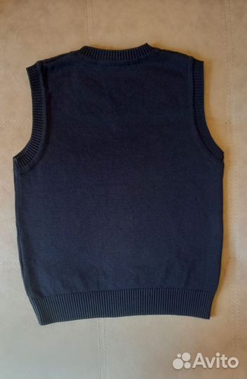 Жилет для мальчика вязаный 134