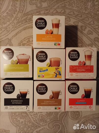 Кофе капсулы Nescafe Dolce Gusto, Tassimo