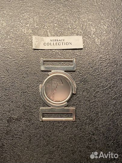 Пряжка Versace декоративная и лэйбл оригинал