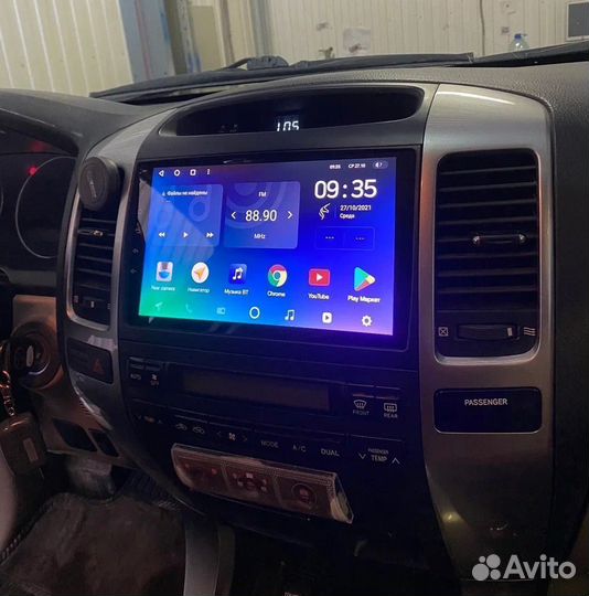 Магнитола Toyota Land Cruiser Prado 120 Android