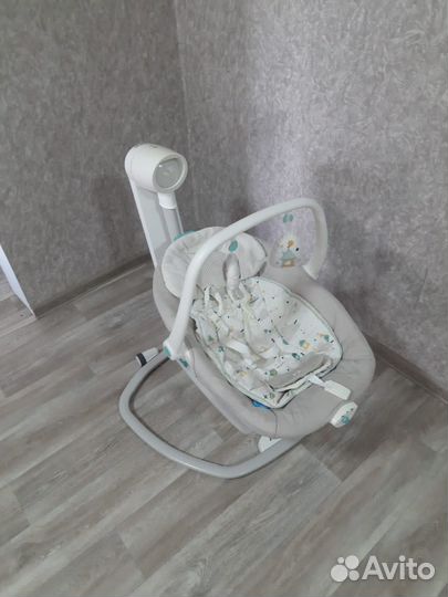 Электрокачели + шезлонг (2в1)