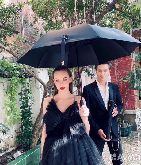 Chanel VIP gift зонт аксессуары