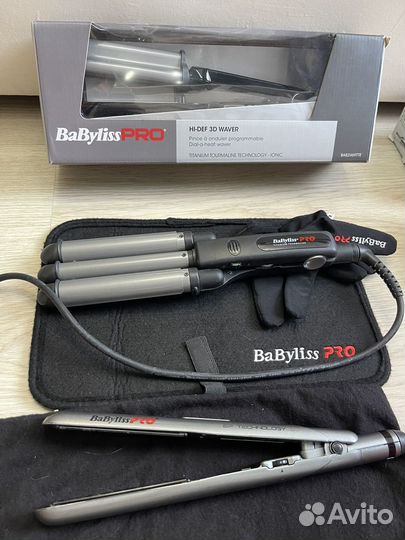 Плойки для волос Babyliss Pro, выпрямитель, фен