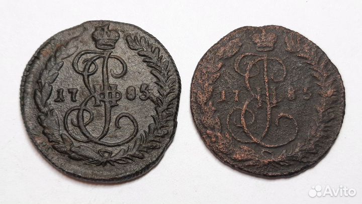 Денга 1737г. - 1819г