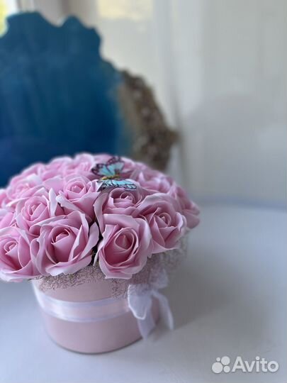 Мыльные розы букеты