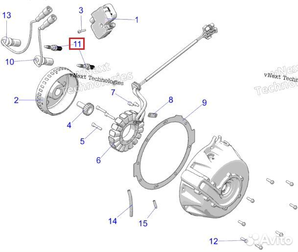 6043 NGK Свеча Зажигания ilzkar7A10 Для Polaris 3022438, champion REA6MC