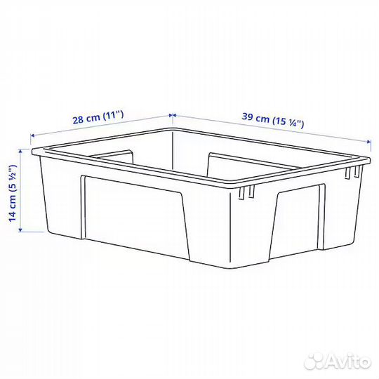 Контейнер IKEA samla икеа самла 11л новый оригинал